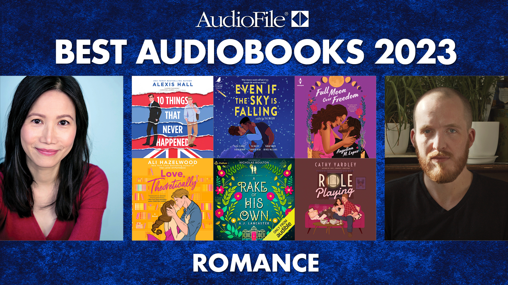 AudioFile Magazine Best Romance Audiobooks 2023